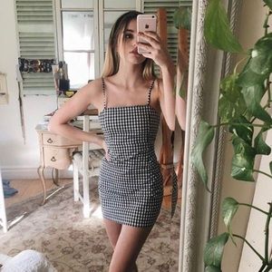 Brandy Melville Gingham Checkered Dress